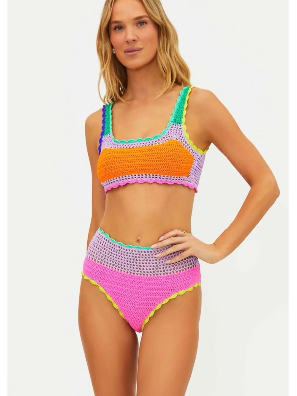 Beach Riot Andy Top in Technicolor Rays